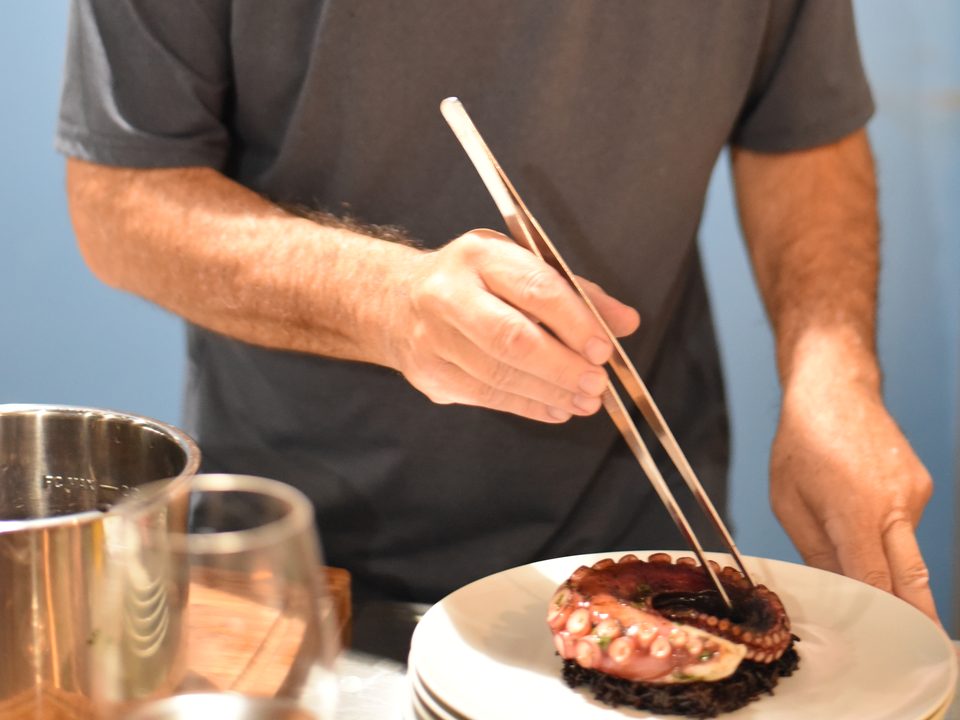 Chef plating with precision